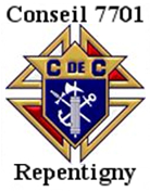 Logo Chevaliers de Colomb de Repentigny (conseil 7701)